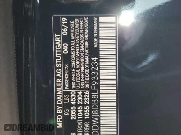 ✅ 2020 Mercedes-Benz C 300 • VIN: WDDWJ8DB8LF933234 • Лот: 91926175. Опубликован ранее на Copart с пробегом 46 064 миль. Бесплатный доступ к архиву аукционных продаж из США и подробный отчёт об истории автомобиля на DreamBid. Изображение 12.