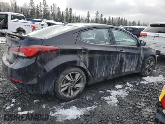 ✅ 2015 Hyundai Elantra Sport • VIN: KMHDH4AH0FU364034 • Lot: 86508315. Listed on Copart with 174,443 mi. Free auction sales archive from the USA and detailed vehicle history report at DreamBid. Image 3.