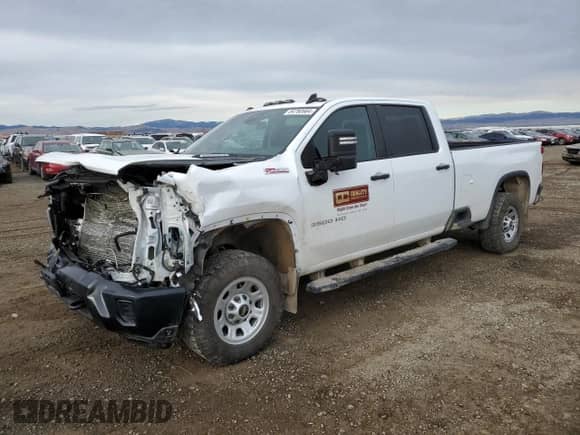 2024 Chevrolet Silverado 3500HD Work Truck с VIN 1GC4YSEY7RF214644, выставлен на аукционе Copart как лот 84760664 с пробегом 49 864 миль миль и Списание • Salvage title. История ставок и продаж доступна на DreamBid. Изображение 1.