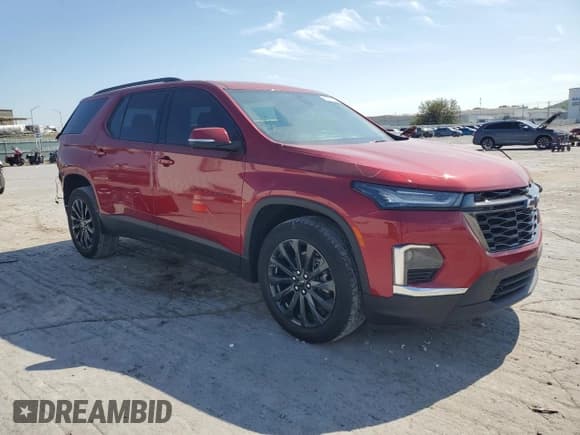 ✅ 2023 Chevrolet Traverse RS • VIN: 1GNERJKW5PJ232866 • Lot: 82217975. Listed on Copart with 61,984 mi. Free auction sales archive from the USA and detailed vehicle history report at DreamBid. Image 4.