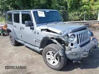 ✅ 2016 Jeep Wrangler Unlimited Sport RHD • VIN: 1C4BJWKG2GL340536 • Lot: 42216451. Wystawiony na IAAI z przebiegiem 179 117 mil. Bezpłatny archiwum sprzedaży aukcyjnych z USA i szczegółowy raport historii pojazdu na DreamBid. Zdjęcie 1.