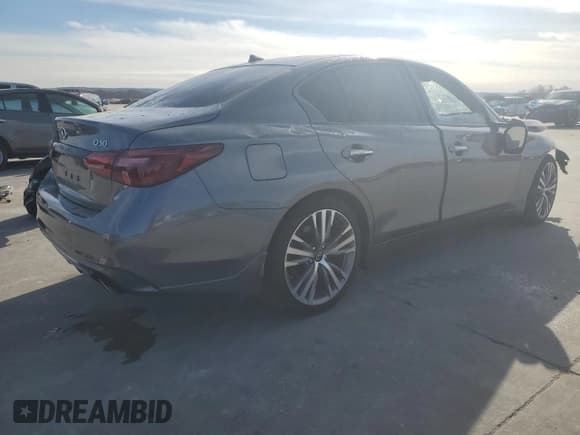 ✅ 2024 Infiniti Q50 Sensory • VIN: JN1EV7CP5RM601096 • Лот: 88635915. Опубликован ранее на Copart с пробегом Не указан. Бесплатный доступ к архиву аукционных продаж из США и подробный отчёт об истории автомобиля на DreamBid. Изображение 3.