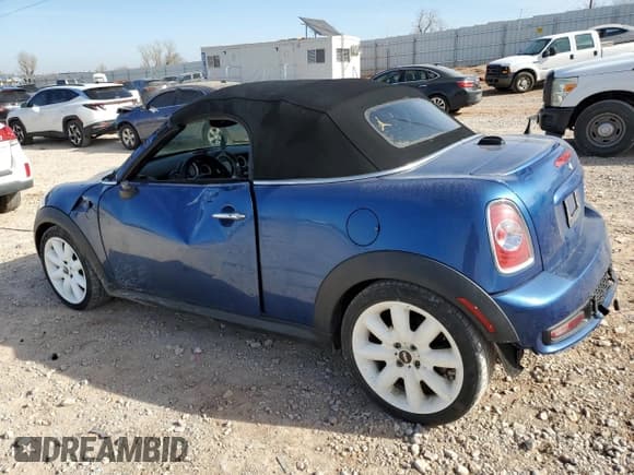 ✅ 2014 MINI Roadster S • VIN: WMWSY3C5XET595324 • Lot: 42704705. Wystawiony na Copart z przebiegiem 102 787 mil. Bezpłatny archiwum sprzedaży aukcyjnych z USA i szczegółowy raport historii pojazdu na DreamBid. Zdjęcie 2.
