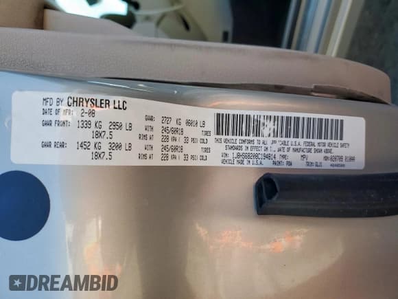 ✅ 2008 Jeep Grand Cherokee Overland • VIN: 1J8HS68208C194814 • Lot: 91818195. Listed on Copart with 143,267 mi. Free auction sales archive from the USA and detailed vehicle history report at DreamBid. Image 13.