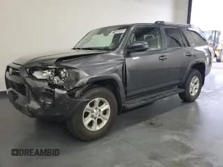 ✅ 2023 Toyota 4Runner SR5 • VIN: JTEMU5JR2P6144586 • Lot: 71056505. Listed on Copart with 45,100 mi. Free auction sales archive from the USA and detailed vehicle history report at DreamBid. Image 1.