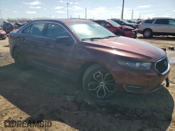 ✅ 2016 Ford Taurus SHO • VIN: 1FAHP2KT6GG140921 • Lot: 52118935. Listed on Copart with 132,199 mi. Free auction sales archive from the USA and detailed vehicle history report at DreamBid. Image 4.