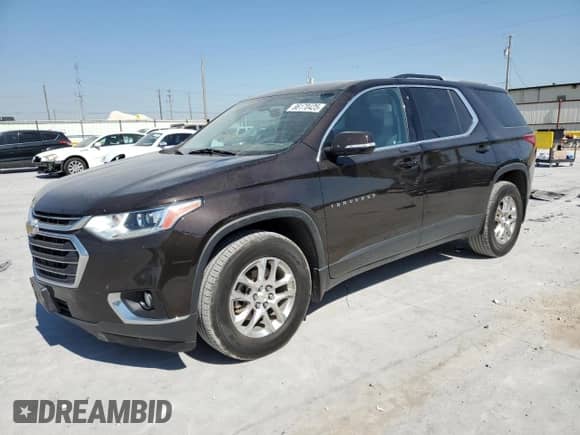 2018 Chevrolet Traverse LT Cloth with VIN 1GNERGKWXJJ137276, listed as a Copart auction lot 86170425 with 146,164 mi miles and Clean title. Bid and sale history available at DreamBid. Image 1.