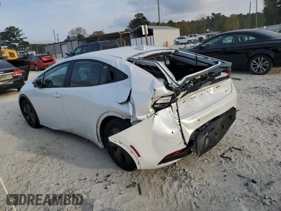 ✅ 2024 Toyota Prius LE • VIN: JTDACAAU3R3048168 • Lot: 93694305. Listed on Copart with Not provided. Free auction sales archive from the USA and detailed vehicle history report at DreamBid. Image 2.