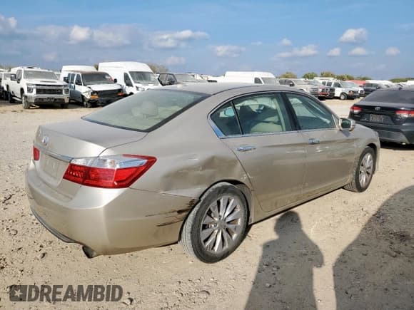 ✅ 2013 Honda Accord EX-L • VIN: 1HGCR2F81DA251316 • Lot: 92872975. Listed on Copart with 59,237 mi. Free auction sales archive from the USA and detailed vehicle history report at DreamBid. Image 3.