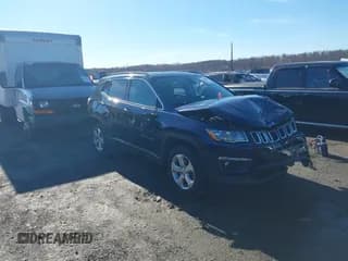✅ 2019 Jeep Compass Latitude • VIN: 3C4NJDBB8KT597395 • Lot: 43758447. Listed on IAAI with 109,863 mi. Free auction sales archive from the USA and detailed vehicle history report at DreamBid. Image 1.