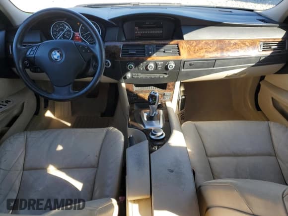 ✅ 2008 BMW 5 Series 528i • VIN: WBANU53578C111506 • Lot: 92265945. Listed on Copart with 139,650 mi. Free auction sales archive from the USA and detailed vehicle history report at DreamBid. Image 8.