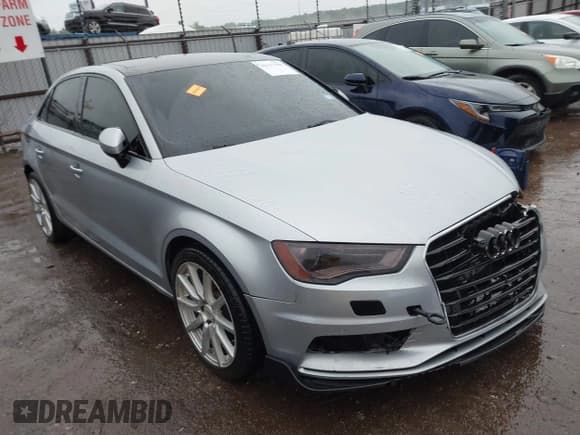 ✅ 2015 Audi A3 Premium • VIN: WAUACGFF9F1092399 • Lot: 42117258. Listed on IAAI with 107,892 mi. Free auction sales archive from the USA and detailed vehicle history report at DreamBid. Image 1.