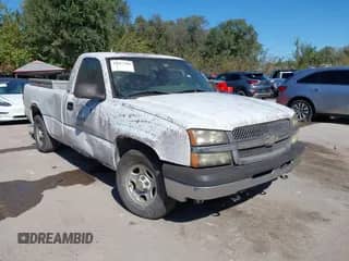 2004 Chevrolet Silverado 1500 Work Truck z VIN 1GCEC14Z34Z311869, wystawiony jako IAAI lot #43417309 z przebiegiem 206 048 mil mil oraz . Historia ofert i sprzedaży dostępna na DreamBid. Obrazek 1.