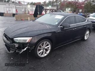 ✅ 2023 Audi A5 Sportback Premium • VIN: WAUABCF52PA035708 • Лот: 43571586. Опубликован ранее на IAAI с пробегом 28 832 миль. Бесплатный доступ к архиву аукционных продаж из США и подробный отчёт об истории автомобиля на DreamBid. Изображение 2.