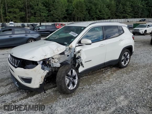 ✅ 2021 Jeep Compass Limited • VIN: 3C4NJCCB5MT531463 • Lot: 61454695. Wystawiony na Copart z przebiegiem 69 976 mil. Bezpłatny archiwum sprzedaży aukcyjnych z USA i szczegółowy raport historii pojazdu na DreamBid. Zdjęcie 1.