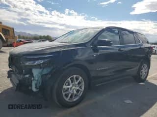 2024 Chevrolet Equinox LT z VIN 3GNAXKEG9RL359985, wystawiony jako Copart lot #85202415 z przebiegiem 27 219 mil mil oraz Szkoda całkowita • Salvage title. Historia ofert i sprzedaży dostępna na DreamBid. Obrazek 1.