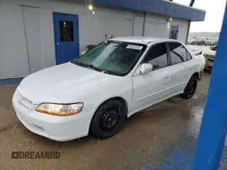 1999 Honda Accord LX z VIN 1HGCG5648XA050635, wystawiony jako Copart lot #80455195 z przebiegiem Nie podano mil oraz Szkoda całkowita • Salvage title. Historia ofert i sprzedaży dostępna na DreamBid. Obrazek 1.