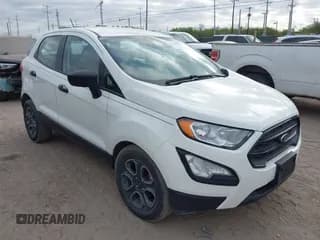 ✅ 2019 Ford EcoSport S • VIN: MAJ3S2FE0KC308220 • Lot: 43514140. Listed on IAAI with 63,704 mi. Free auction sales archive from the USA and detailed vehicle history report at DreamBid. Image 1.