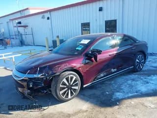 ✅ 2023 Lucid Air Pure • VIN: 50EA1PFA5PA006306 • Lot: 41235791. Wystawiony na IAAI z przebiegiem 5 240 mil. Bezpłatny archiwum sprzedaży aukcyjnych z USA i szczegółowy raport historii pojazdu na DreamBid. Zdjęcie 2.