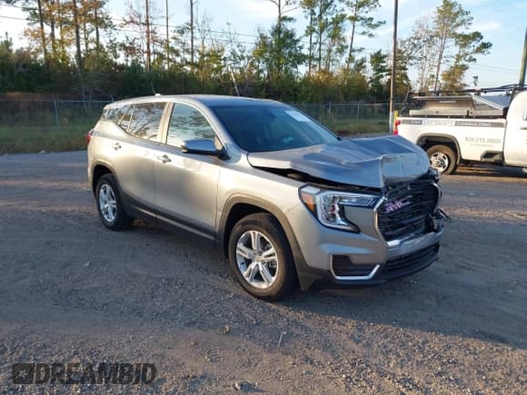 ✅ 2024 GMC Terrain SLE • VIN: 3GKALMEG8RL377690 • Lot: 43780953. Listed on IAAI with 5,012 mi. Free auction sales archive from the USA and detailed vehicle history report at DreamBid. Image 1.