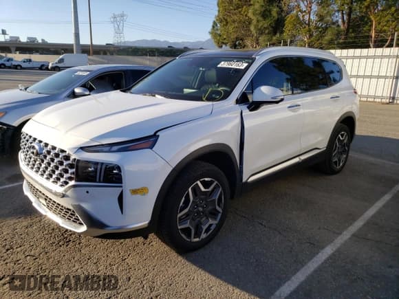 ✅ 2022 Hyundai Santa Fe Limited • VIN: KM8S7DA21NU028655 • Lot: 37960163. Wystawiony na Copart z przebiegiem 15 019 mil. Bezpłatny archiwum sprzedaży aukcyjnych z USA i szczegółowy raport historii pojazdu na DreamBid. Zdjęcie 1.