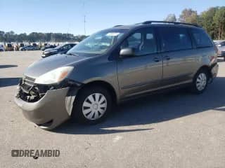 2005 Toyota Sienna LE with VIN 5TDZA23CX5S297630, listed as a Copart auction lot 89806975 with 188,549 mi miles and Salvage title. Bid and sale history available at DreamBid. Image 1.
