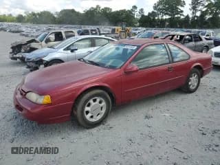 ✅ 1995 Ford Thunderbird LX • VIN: 1FALP6245SH140633 • Lot: 54914685. Listed on Copart with 65,451 mi. Free auction sales archive from the USA and detailed vehicle history report at DreamBid. Image 1.