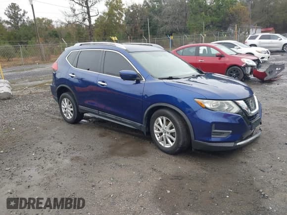 ✅ 2017 Nissan Rogue SL • VIN: 5N1AT2MV4HC870174 • Lot: 43817461. Listed on IAAI with 141,572 mi. Free auction sales archive from the USA and detailed vehicle history report at DreamBid. Image 1.