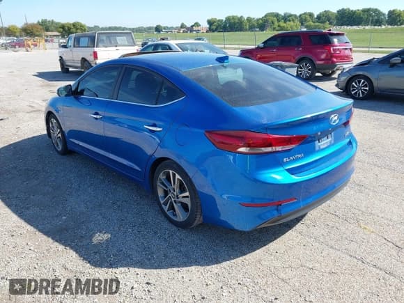 ✅ 2017 Hyundai Elantra SE • VIN: 5NPD84LF8HH061841 • Lot: 43100726. Listed on IAAI with 129,404 mi. Free auction sales archive from the USA and detailed vehicle history report at DreamBid. Image 3.