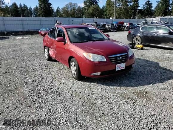 2008 Hyundai Elantra GLS z VIN KMHDU46D48U587472, wystawiony jako Copart lot #75628524 z przebiegiem 165 363 mil mil oraz Szkoda całkowita • Salvage title. Historia ofert i sprzedaży dostępna na DreamBid. Obrazek 10.