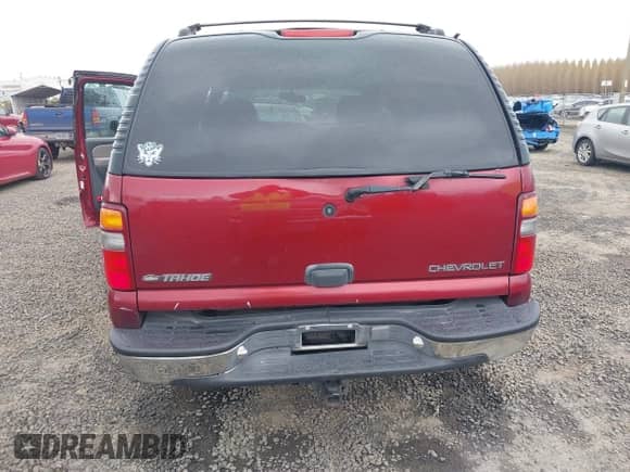 2001 Chevrolet Tahoe LT with VIN 1GNEK13T51R217446, listed as a IAAI auction lot 41970321 with 196,766 mi miles and . Bid and sale history available at DreamBid. Image 6.