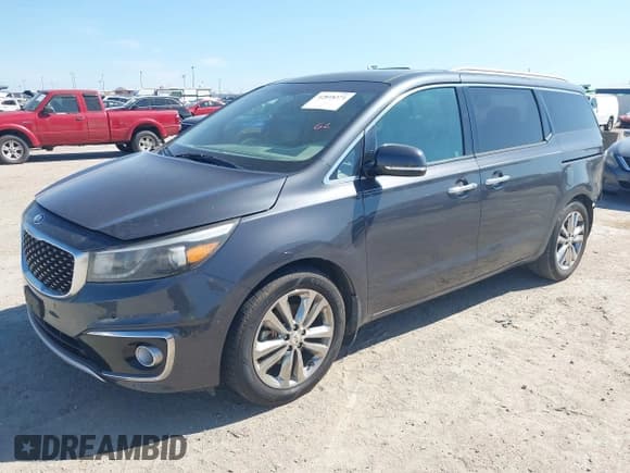 ✅ 2016 Kia Sedona SX-L • VIN: KNDME5C16G6111633 • Lot: 42818371. Listed on IAAI with 66,244 mi. Free auction sales archive from the USA and detailed vehicle history report at DreamBid. Image 2.