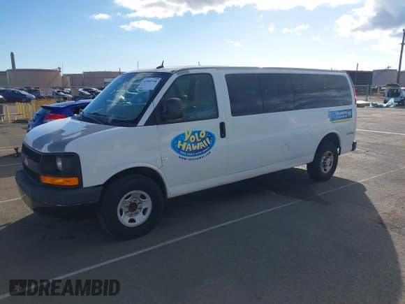 ✅ 2011 Chevrolet Express Passenger 1LS • VIN: 1GAZGZFG3B1177854 • Lot: 43900758. Listed on IAAI with 145,260 mi. Free auction sales archive from the USA and detailed vehicle history report at DreamBid. Image 2.