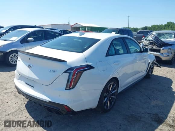 ✅ 2024 Cadillac CT4-V Blackwing • VIN: 1G6D75RP9R0410192 • Lot: 42556603. Listed on IAAI with 3,675 mi. Free auction sales archive from the USA and detailed vehicle history report at DreamBid. Image 4.