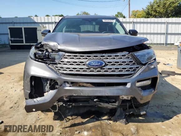 2021 Ford Explorer Limited with VIN 1FMSK8FH3MGB52538, listed as a Copart auction lot 80345475 with Not provided miles and Salvage title. Bid and sale history available at DreamBid. Image 5.