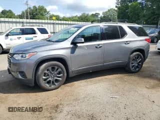 2019 Chevrolet Traverse RS z VIN 1GNEVJKW6KJ278503, wystawiony jako Copart lot #57707955 z przebiegiem 75 684 mil mil oraz Szkoda całkowita • Salvage title. Historia ofert i sprzedaży dostępna na DreamBid. Obrazek 1.