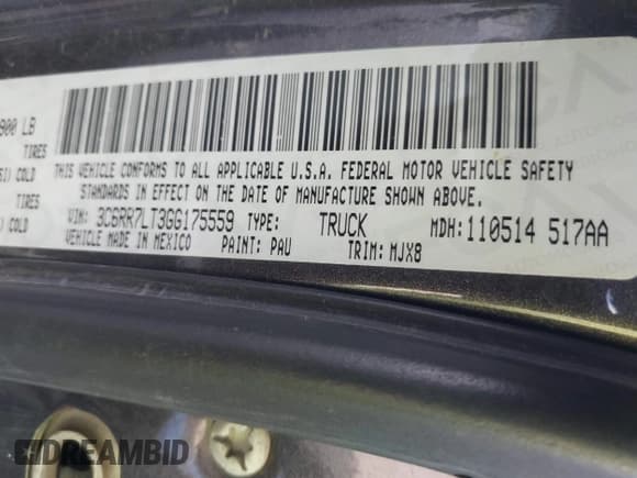 ✅ 2016 Ram 1500 Big Horn • VIN: 3C6RR7LT3GG175559 • Lot: 43639915. Listed on IAAI with 151,196 mi. Free auction sales archive from the USA and detailed vehicle history report at DreamBid. Image 9.