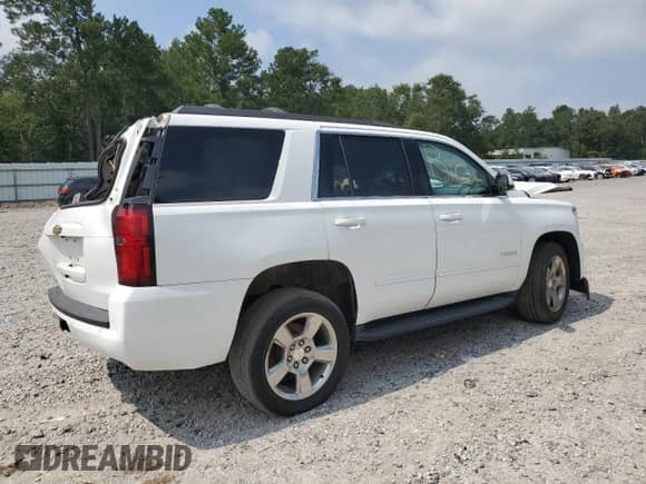 2019 Chevrolet Tahoe LS with VIN 1GNSCAKC9KR151048, listed as a Copart auction lot 69196595 with 100,702 mi miles and Salvage title. Bid and sale history available at DreamBid. Image 3.