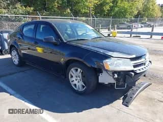 2013 Dodge Avenger SE with VIN 1C3CDZAB8DN677218, listed as a IAAI auction lot 43470109 with 140,223 mi miles and . Bid and sale history available at DreamBid. Image 1.