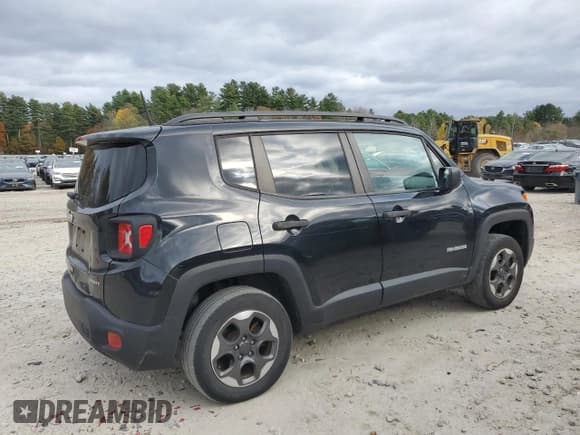 ✅ 2018 Jeep Renegade Sport • VIN: ZACCJBAB1JPG83361 • Lot: 84393285. Listed on Copart with 135,592 mi. Free auction sales archive from the USA and detailed vehicle history report at DreamBid. Image 3.