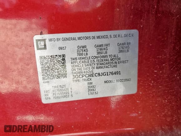 ✅ 2018 Chevrolet Silverado 1500 LT • VIN: 3GCPCREC9JG176491 • Lot: 92190625. Wystawiony na Copart z przebiegiem 146 248 mil. Bezpłatny archiwum sprzedaży aukcyjnych z USA i szczegółowy raport historii pojazdu na DreamBid. Zdjęcie 12.