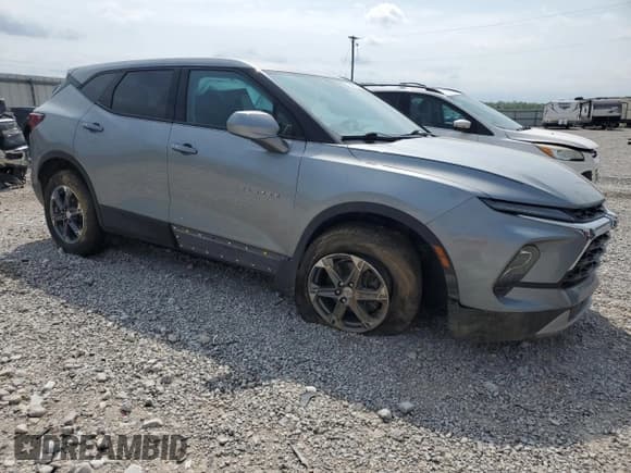 ✅ 2023 Chevrolet Blazer LT • VIN: 3GNKBHR45PS160277 • Lot: 54910665. Listed on Copart with 29,338 mi. Free auction sales archive from the USA and detailed vehicle history report at DreamBid. Image 4.