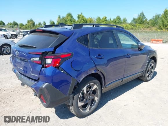 ✅ 2025 Subaru Crosstrek Limited • VIN: 4S4GUHM63S3723452 • Lot: 43215223. Listed on IAAI with 6,916 mi. Free auction sales archive from the USA and detailed vehicle history report at DreamBid. Image 4.
