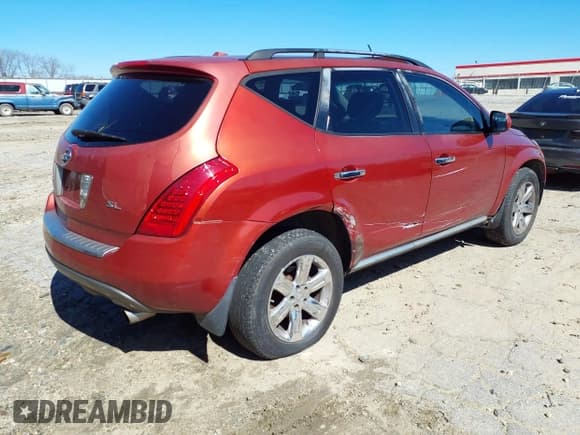 ✅ 2006 Nissan Murano S • VIN: JN8AZ08T26W417221 • Lot: 41742157. Wystawiony na IAAI z przebiegiem 179 807 mil. Bezpłatny archiwum sprzedaży aukcyjnych z USA i szczegółowy raport historii pojazdu na DreamBid. Zdjęcie 4.