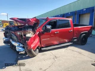 ✅ 2022 Chevrolet Silverado 2500HD LTZ • VIN: 1GC4YPEY5NF326186 • Lot: 82593695. Listed on Copart with 40,767 mi. Free auction sales archive from the USA and detailed vehicle history report at DreamBid. Image 1.