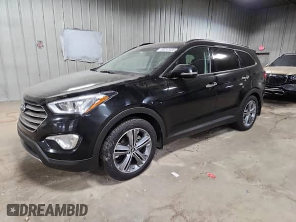 2016 Hyundai Santa Fe Limited z VIN KM8SRDHF9GU141064, wystawiony jako Copart lot #90247635 z przebiegiem 142 441 mil mil oraz Czysty tytuł • Clean title. Historia ofert i sprzedaży dostępna na DreamBid. Obrazek 1.