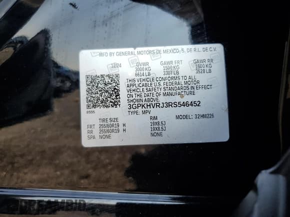 ✅ 2024 Honda Prologue EX • VIN: 3GPKHVRJ3RS546452 • Lot: 66877095. Wystawiony na Copart z przebiegiem 4 709 mil. Bezpłatny archiwum sprzedaży aukcyjnych z USA i szczegółowy raport historii pojazdu na DreamBid. Zdjęcie 13.