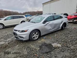 ✅ 2016 Chevrolet Malibu LS • VIN: 1G1ZB5ST0GF307853 • Lot: 93907535. Listed on Copart with 94,453 mi. Free auction sales archive from the USA and detailed vehicle history report at DreamBid. Image 1.