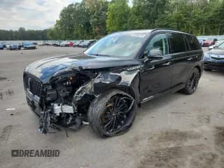 ✅ 2023 Lincoln Aviator Reserve • VIN: 5LM5J7WC2PGL21724 • Lot: 80194275. Listed on Copart with 23,303 mi. Free auction sales archive from the USA and detailed vehicle history report at DreamBid. Image 1.