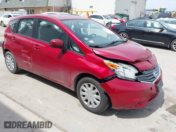 ✅ 2014 Nissan Note S Plus • VIN: 3N1CE2CP8EL430620 • Lot: 42170507. Listed on IAAI with 106,556 mi. Free auction sales archive from the USA and detailed vehicle history report at DreamBid. Image 1.